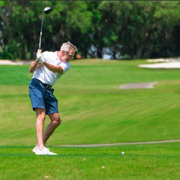 Out on the golf course